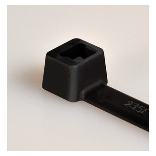 100 colliers de serrage en polyamide 198 x 3.5mm noir