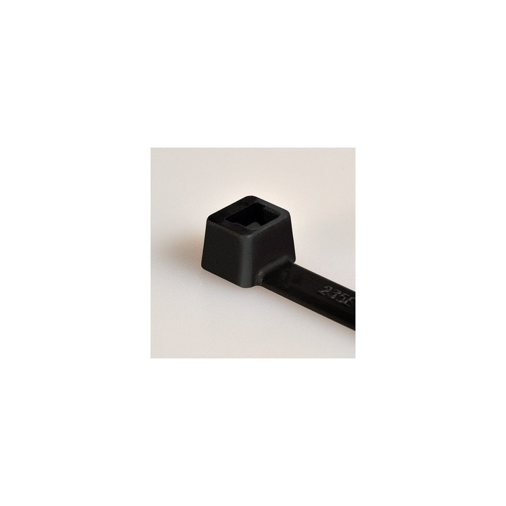 100 colliers de serrage en polyamide 198 x 3.5mm noir