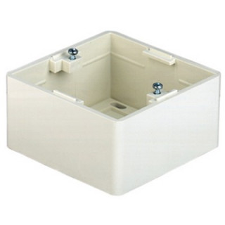Boitier mural en saillie pour 1 plastron 45x45 (sans couvercle)