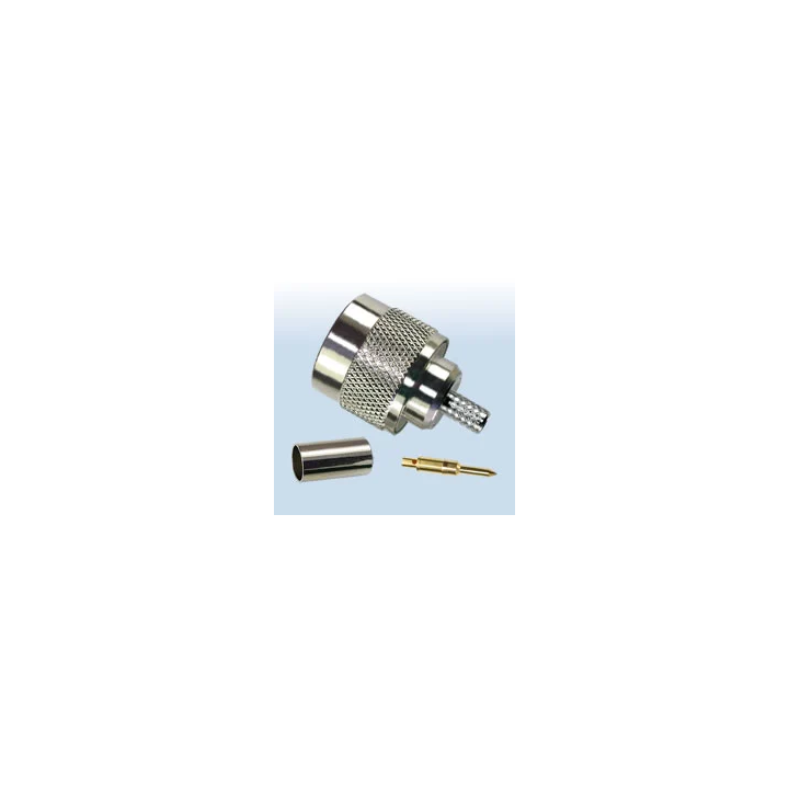 Fiche N mâle 50 ohms à sertir pour câble LMR/MRC/LBC 240