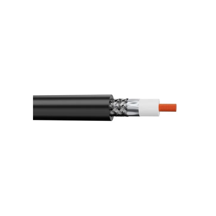 UHD1250FLEXPUR Câble 75 Ohms 12Gb/s à55m PUR noir Ø 6.95mm (mini 50m)