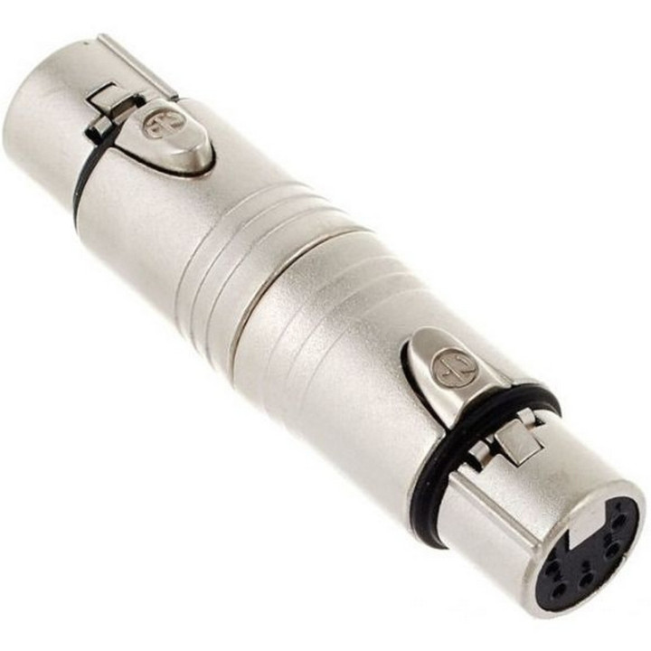 NA3F5F Adaptateur DMX XLR 3 femelle/XLR 5 femelle