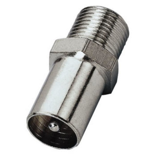 Adaptateur fiche F femelle - TV mâle
