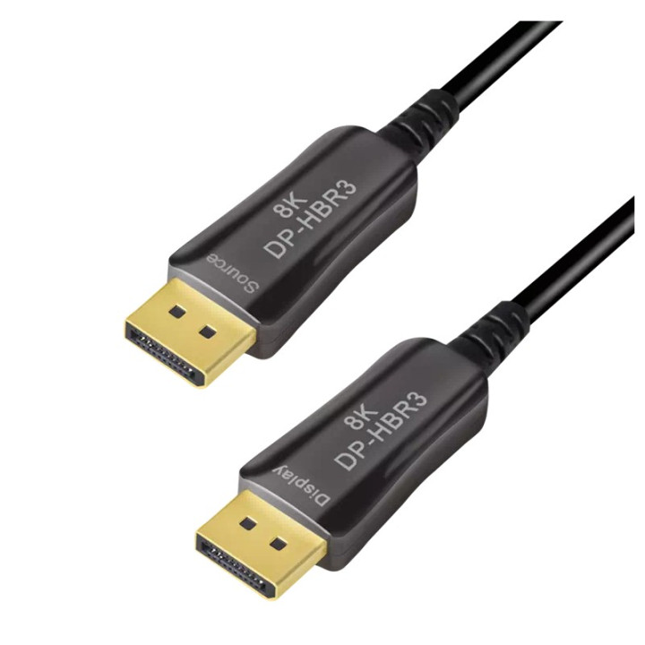 Cordon DisplayPort 1.4 8K M/M Optique (AOC) 40m (unidirectionnel)
