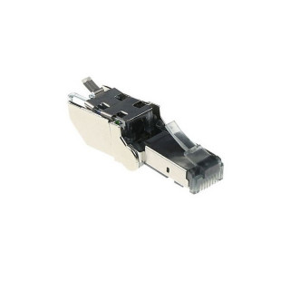 Fiche RJ45 cat.6A rotatif blindée 360° sans outil