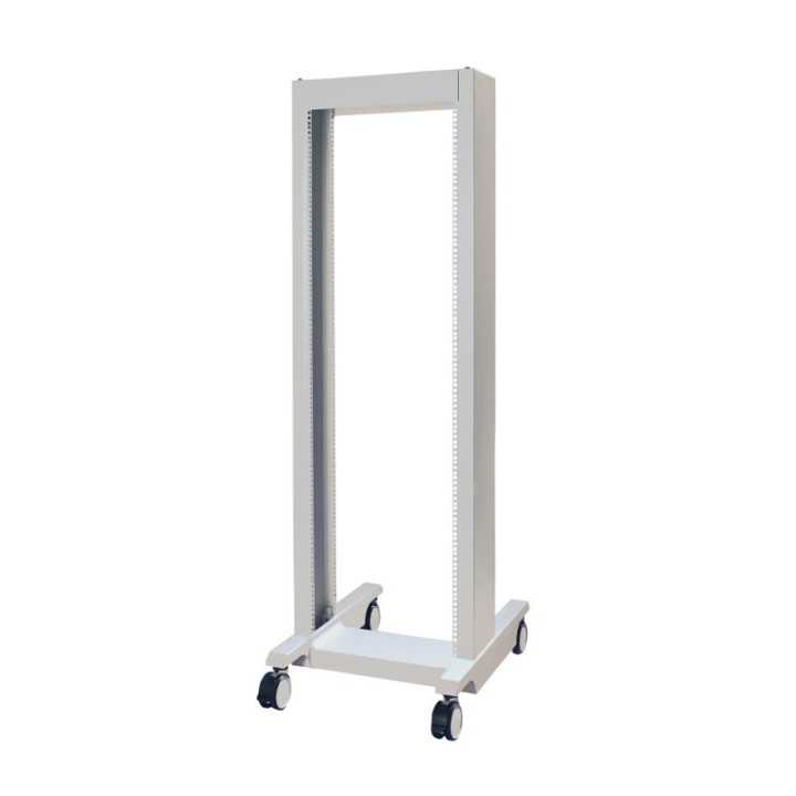 Bâti mobile Labrack 19" hauteur utile 36U charge 200kg RAL7035