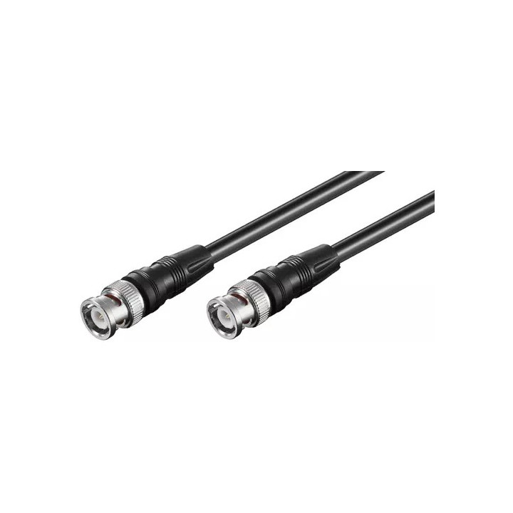 Cordon vidéo RG59 BNC M/M 75 ohms 2m