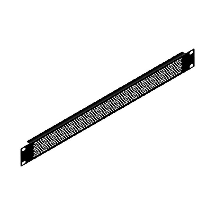 Face 19" 1U ventilée en acier noir