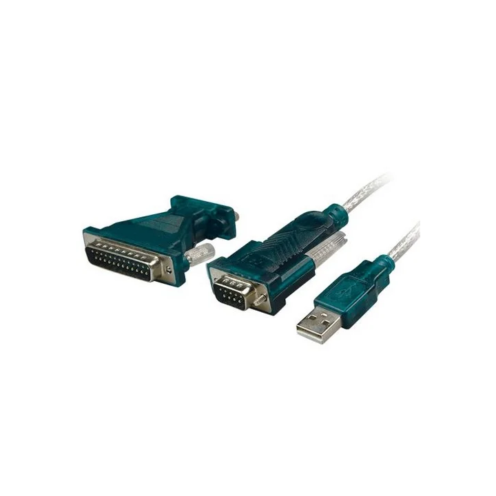 Cordon adaptateur USB2.0 A mâle vers DB9 RS232- 1.20m