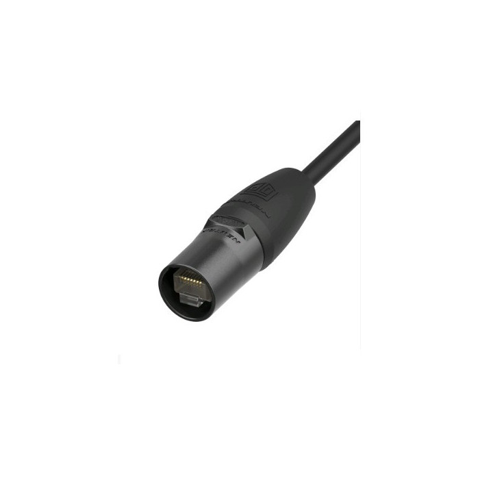 Corps de fiche Ethercon rétractable étanche TOP noir (sans plug)