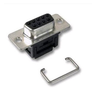 Fiche SUB-D9  femelle à sertir sur câble plat