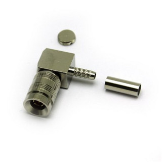 Fiche DIN 1.0/2.3 mâle à sertir 12GHz pour 1855A/4855R (x100)