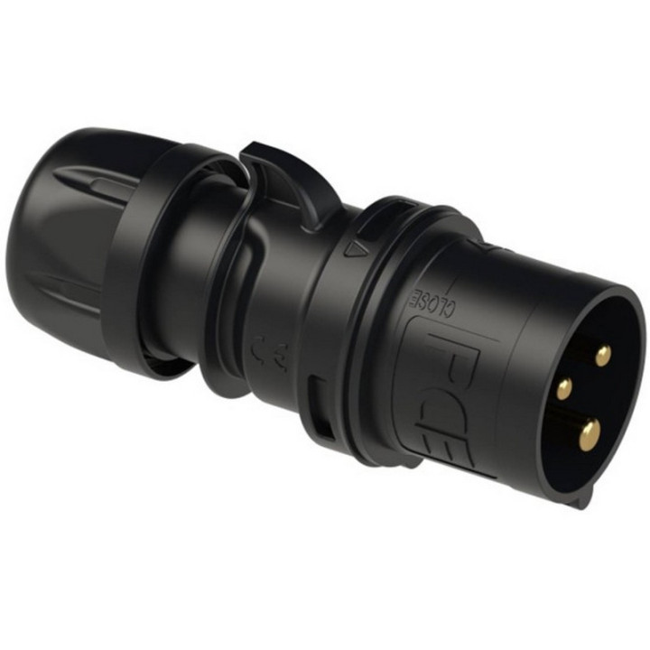 Fiche mâle CEE17 2P+T 16A 250V IP44