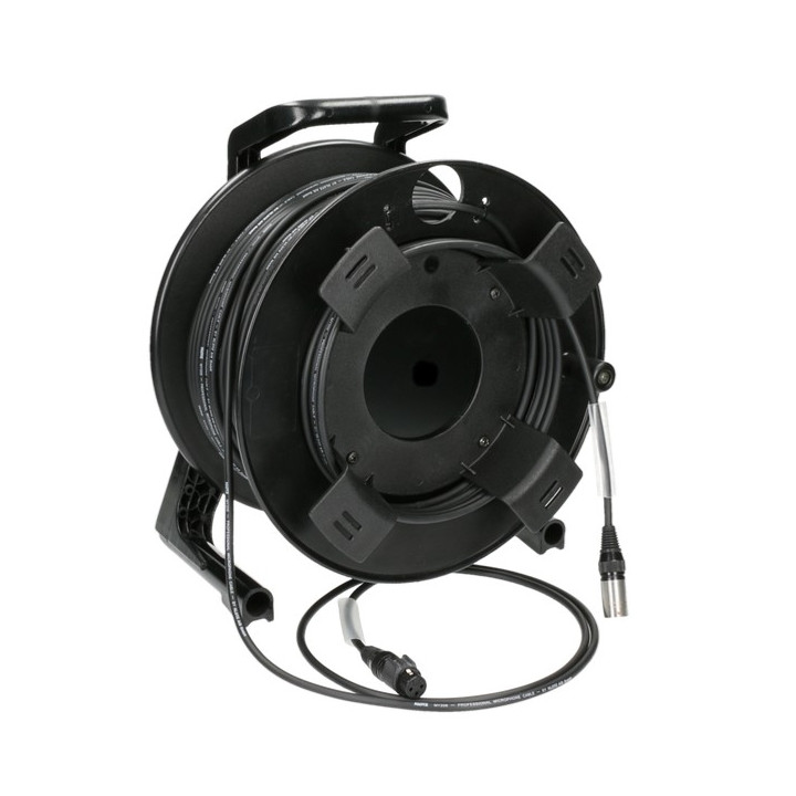 Cordon micro 1 paire 0.22mm² XLR 3 points M/F 100m sur GT310RM