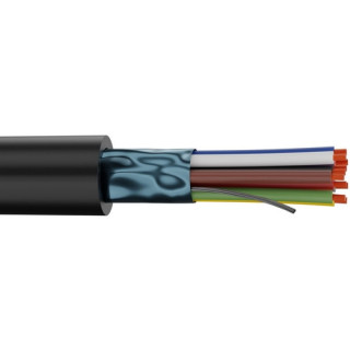 2100 Câble de télécommande 10x0.22mm² PVC noir Ø 6,50mm (bobine 100m)