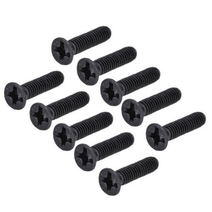 Vis M3x12 à tête cruciforme noire
