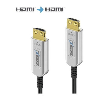 Jarretière optique FiberX HDMI 2.0 4K@60Hz UHD 18Gbps M/M- 60m