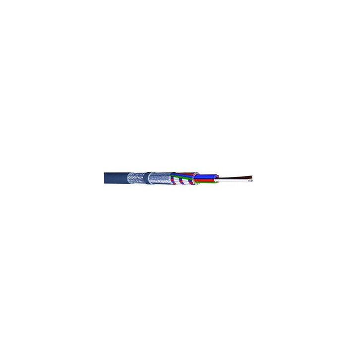 MCP4 Câble 4x2x0.22mm² blindage général PVC gris Ø 7,2mm (mini 20m)