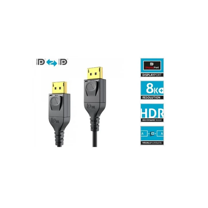Cordon DisplayPort 1.4 8K UHD-2 60Hz (32.4 Gbps) - 4 m