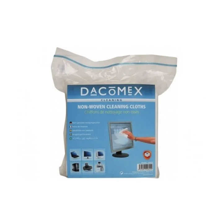 Sachet de 50 chiffons blancs pour matériel informatique/bureautique
