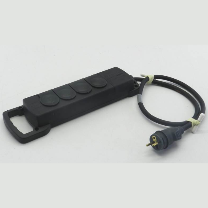 Quadruplette étanche 50553 avec 1m TTX3G2.5 + fiche mâle 50445