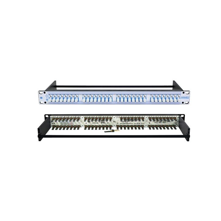 Panneau de brassage audio 19" 1U ASF 1x32 AV 3/1 SA G Blueline