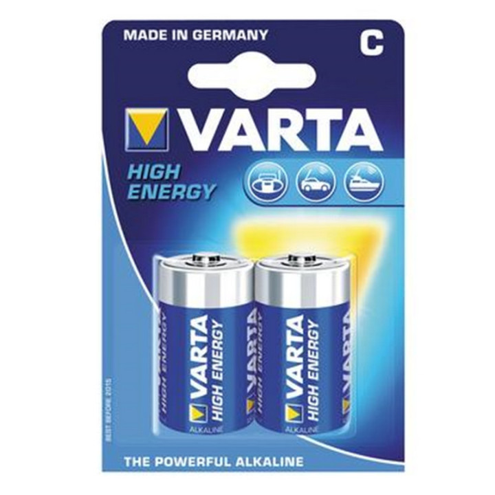 Pile alcaline Varta LR14-C 1.5V - blister de 2