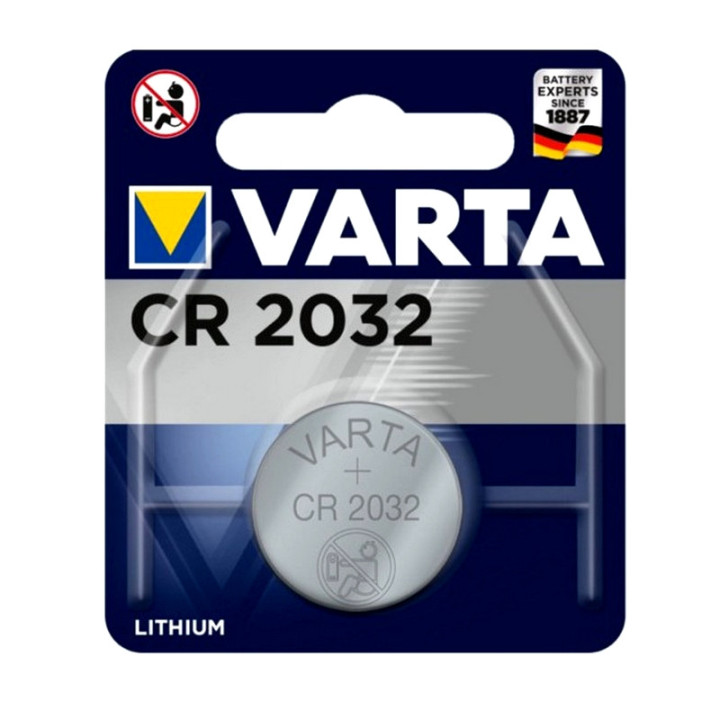 Pile lithium Varta CR2032 3V - blister de 1