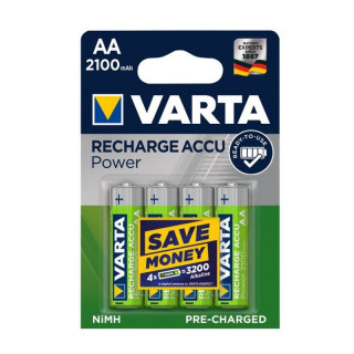 Batteries rechargeables Varta HR06AA 2100mAh (blister de 4)