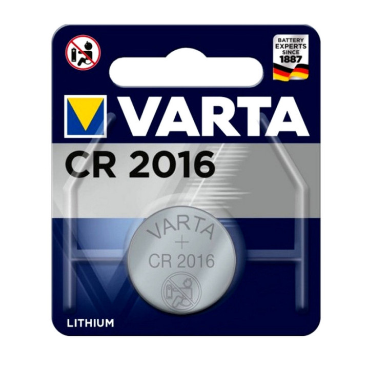 Pile lithium Varta CR2016 3V - blister de 1