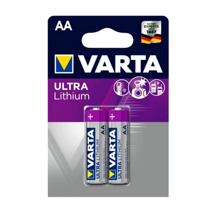 Pile lithium Varta FR06/AA 1.5V - blister de 2
