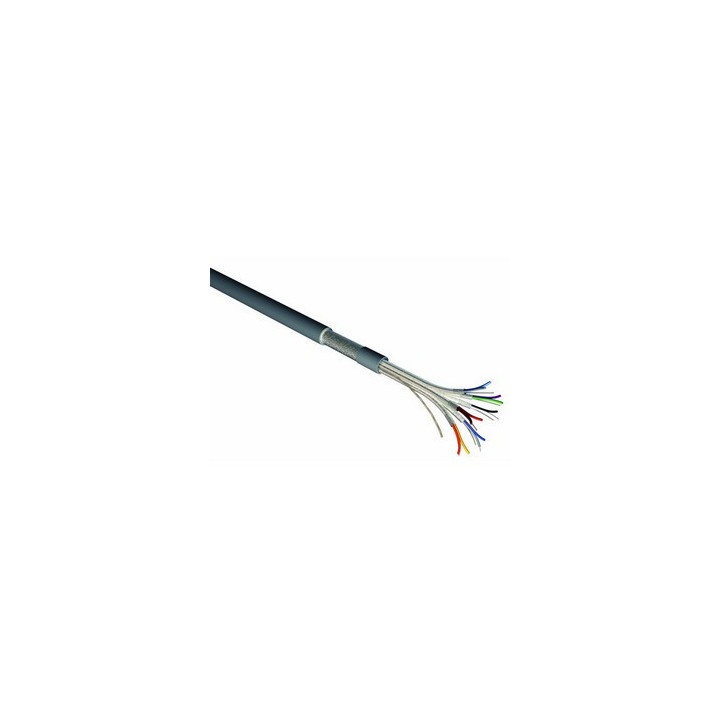 MPI5 Câble 5x2x0.22mm² blind. paire+géné PVC gris Ø 8,8mm (mini 20m)