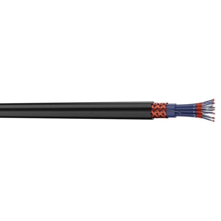 DIGIB16LSZH 16 paires audio numérique 16x2x0.22mm² LSZH noir(mini10m)