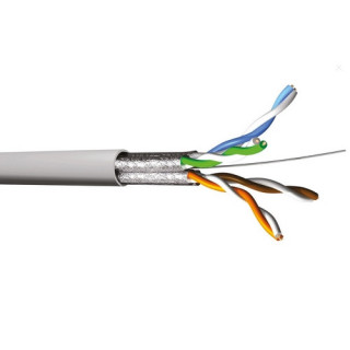 TX200P4 Câble souple cat.6 U/FTP 250MHz PVC gris (mini 100m)