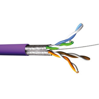 5254SH Câble rigide cat.6a U/FTP 525MHz LSZH violet Dca (100m)