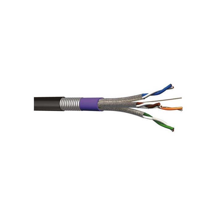 5254ARPE Câble rigide cat.6a U/FTP 525MHz AWG23 PE (mini 100m)
