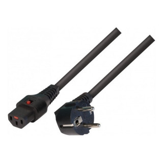 Cordon secteur HO5VVF 3x1mm² CEE7/7 c / IEC C13 verrouillage 1m