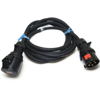 Rallonge secteur HO7RNF5G6 32A 3P+N+T fiches CEE17 M/F 25m