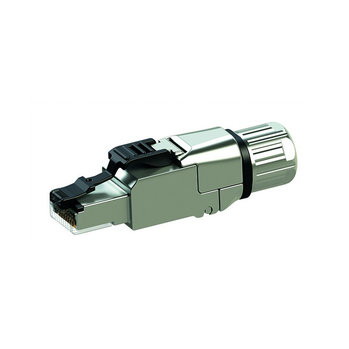 J00026A5001 RJ45 cat.6A série MFP8 mâle blindé avec PE