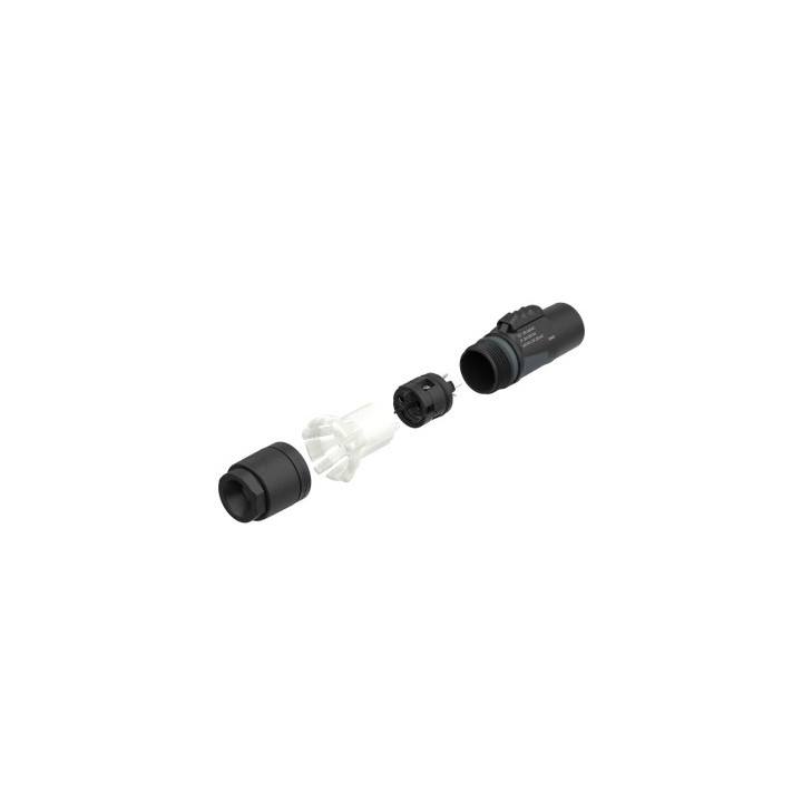 NAC3M-TRUE1-S Fiche powerCON TRUE1 mâle étanche IP65 Ø 6-12mm