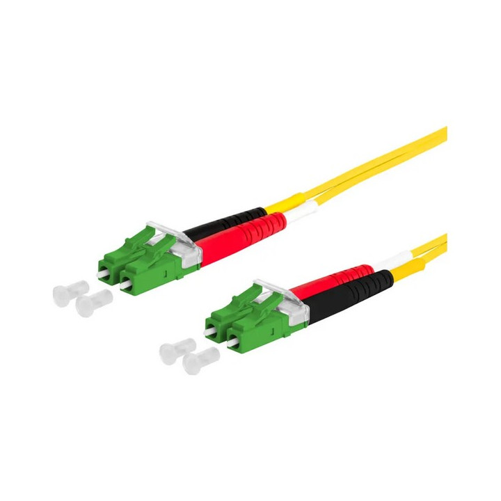 Jarretière optique duplex monomode OS2 LC-APC/LC-APC 5m