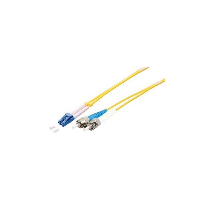 Jarretière optique duplex monomode OS2 LC/ST 3m