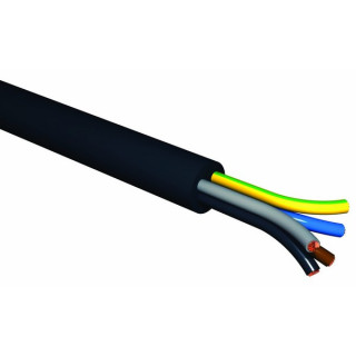 Câble d'alimentation harmonisé H07RN-F 2X1mm² (couronne 100m)