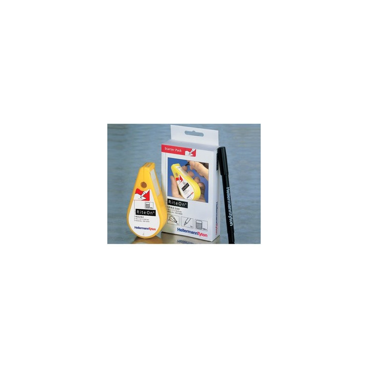 Pack RiteOn (dévidoir de 150 étiquettes) larg. 19.1mm H 12.7 mm+stylo
