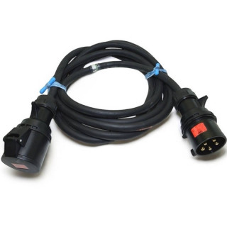 Rallonge secteur HO7RNF5G6 32A 3P+N+T fiches CEE17 M/F 10m