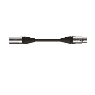 Cordon XLR Neutrik 3 pts M/F câble Viper noir - 25m