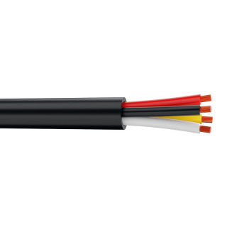FHP425 Câble HP 4x2.50mm² PVC noir Ø 10,25mm (mini 20m)