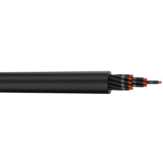 FHP16400 Câble HP 16x4.00mm² PVC noir Ø 22,20mm (mini 10m)