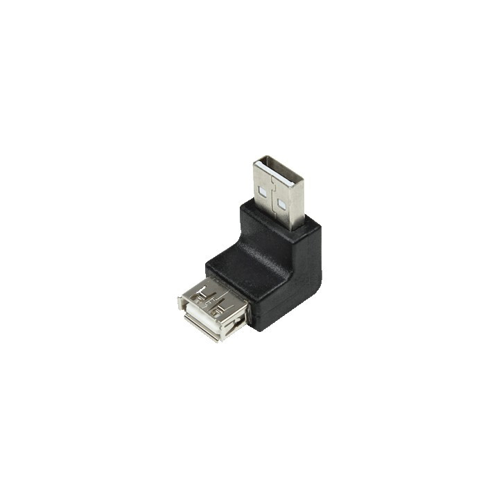Adaptateur USB 2.0 M/F coudé 90°