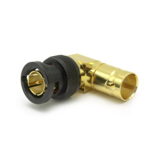 Raccord BNC en L mâle/femelle 75 Ohms or 12GHz